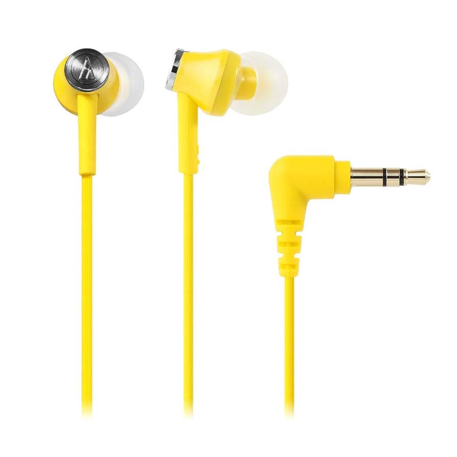 audio-technica イヤホン カナル型 イエローゴールド ATH-CKR50 GD